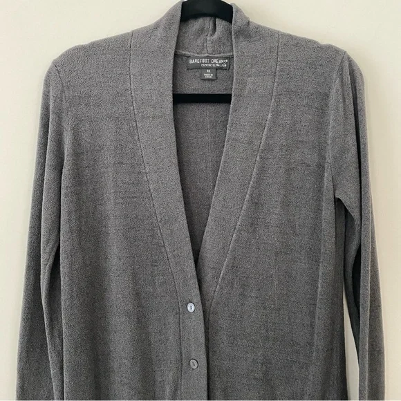 Barefoot Dreams 496 Cozychic Ultra Lite Long Duster Cardigan - Picture 4 of 11